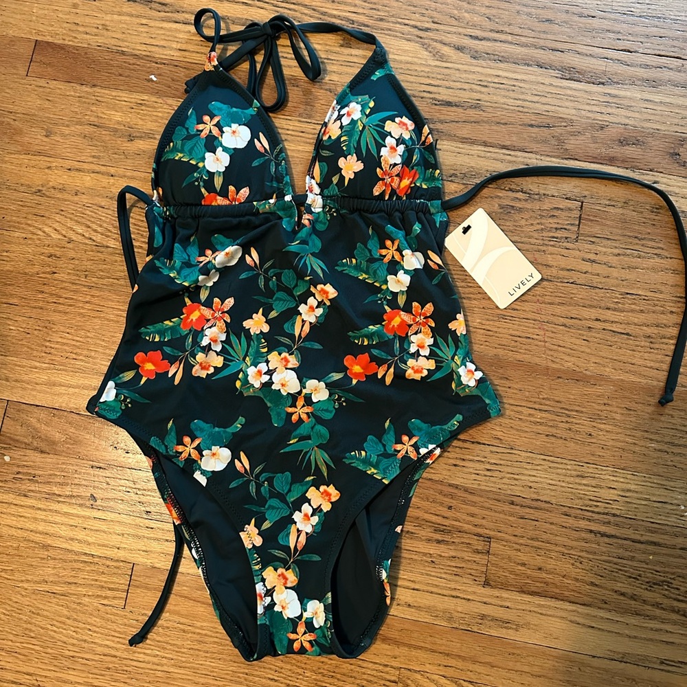 Lively floral one piece